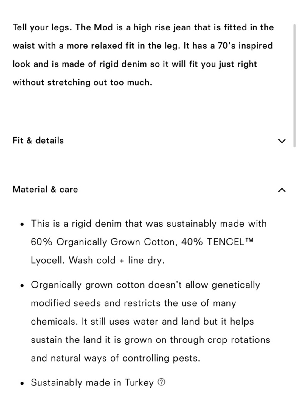 Reformation Mod High Rise Jean - Picture 6 of 10